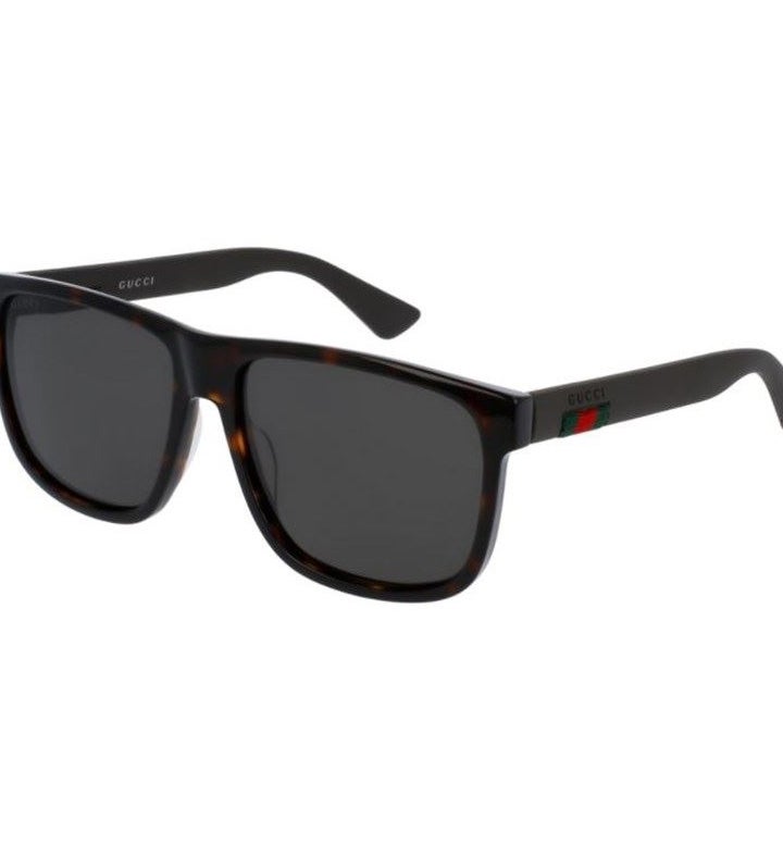 Gucci Mens Square Frame Sunglasses black