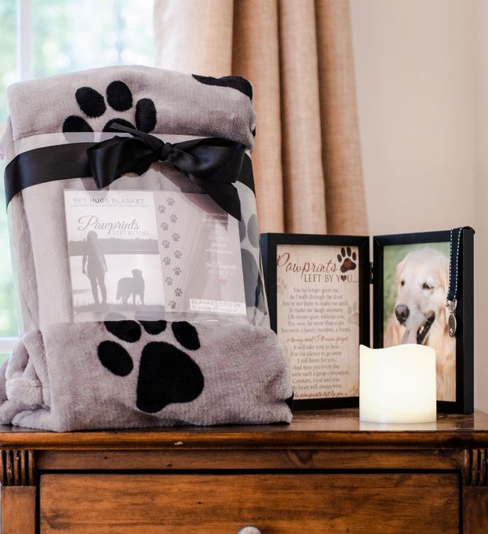 Pawprints Left By You Loss Of Dog Or Cat Gift Set