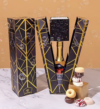Luxe Bubble Gift Box With Mini Cake Donuts