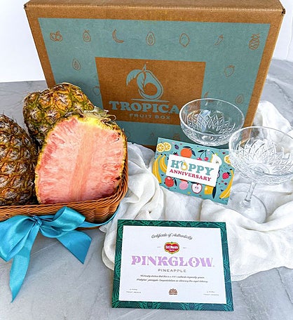 Happy Anniversary Pink Pineapple Duo Exclusive Gift Box