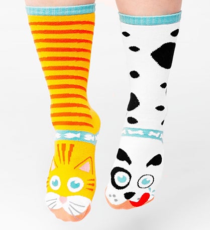 Cat & Dog Pals Socks