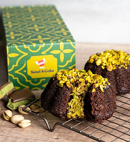 Dubai Chocolate Cake Duo