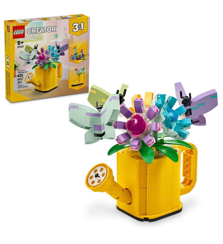 LEGO Creator Flowers In Watering Can 3in1 Toy 31149