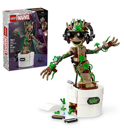 LEGO Marvel Dancing Groot Buildable Animated Toy 76297