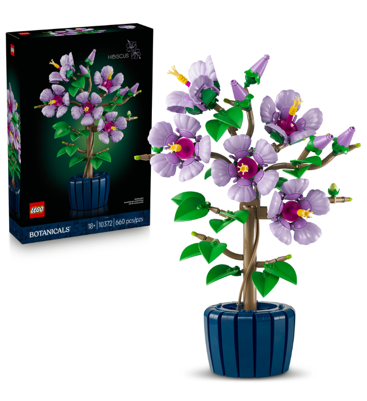 Lego Botanicals Hibiscus Flower Building Set For Adults 10372