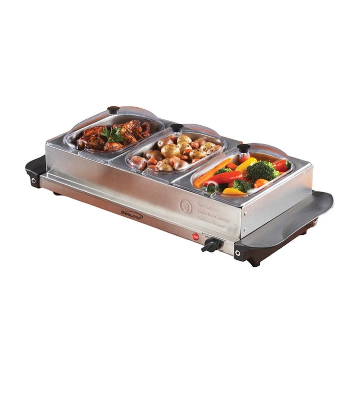 Triple Buffet Server Warming Tray