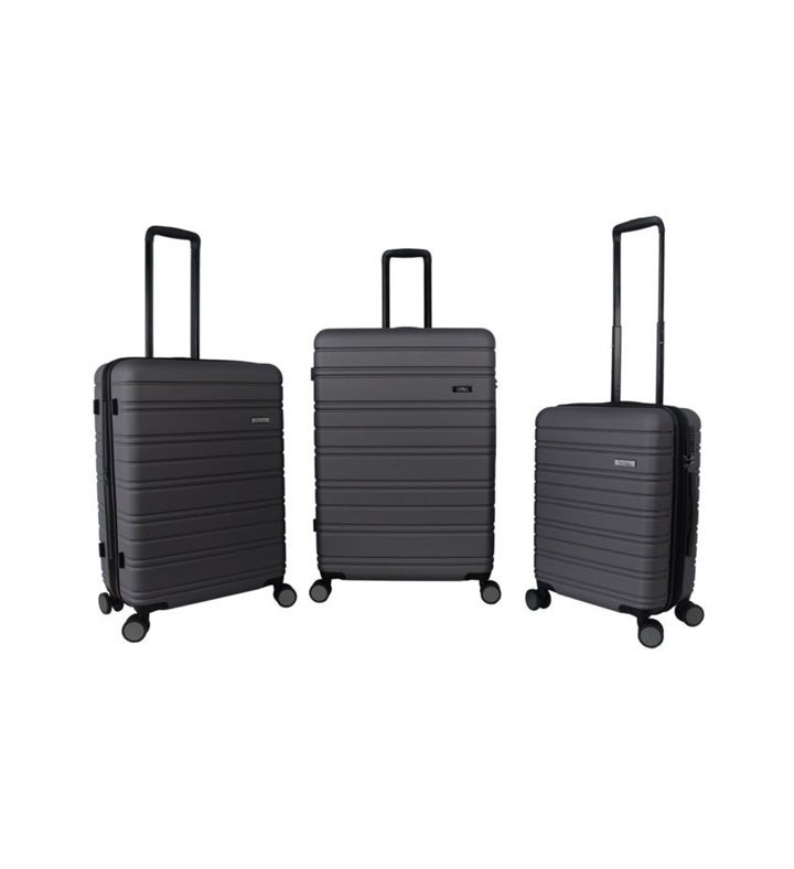 Bob Mackie 3 Piece Hard Side Spinner Set