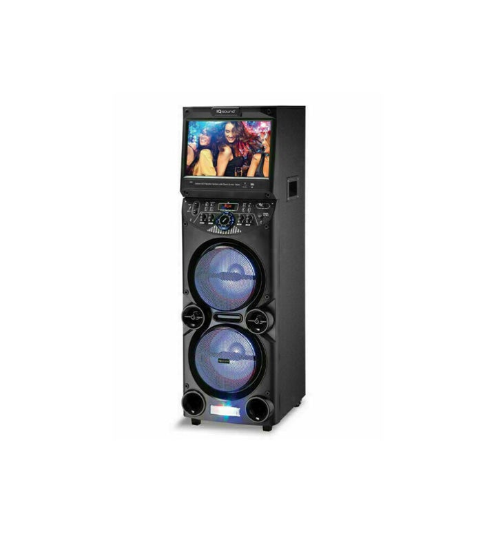 Supersonic 2 X 10 Inch Wifi Karaoke Speaker System With 14 Inch Touch Screen