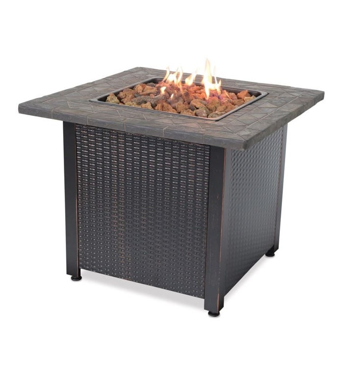 Blue Rhino Endless Summer Gas Outdoor Firebowl With Resin Mantle