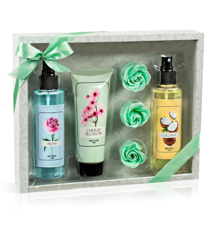 Floral Mist Trio Gift Set – Elegant Mother's Day Spa Set