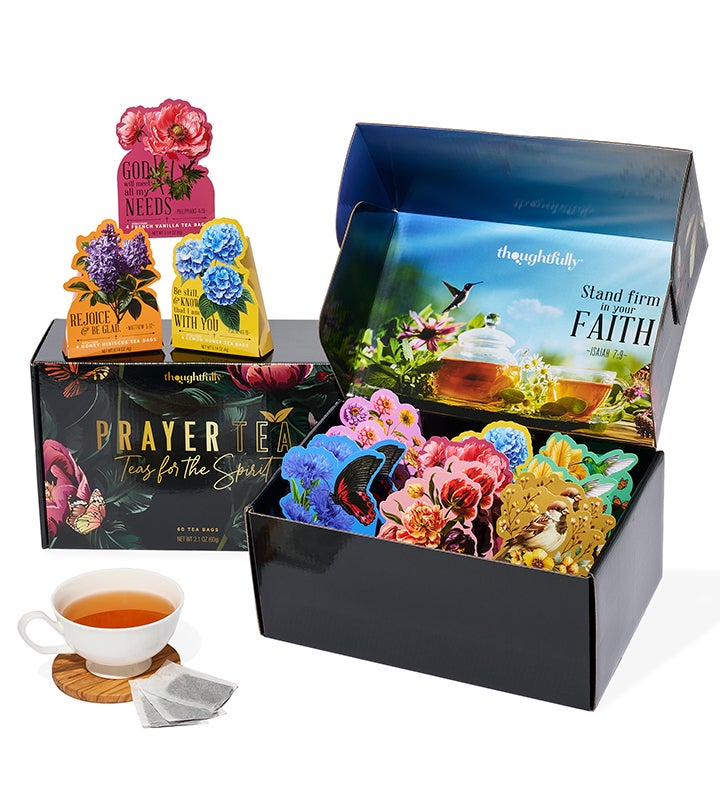 Tea Affirmations Religious Gift Set, 15 Gifts In 1 With Bible Verses