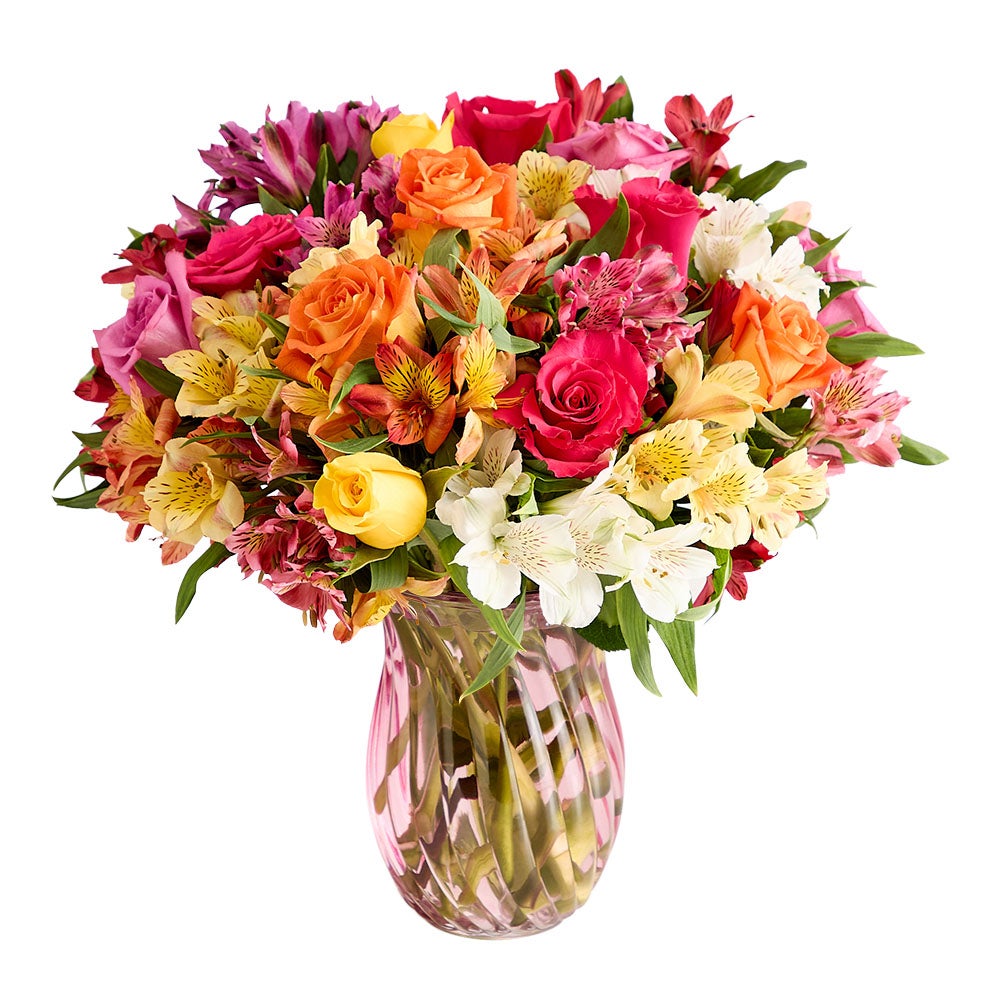 Assorted Roses & Peruvian Lilies