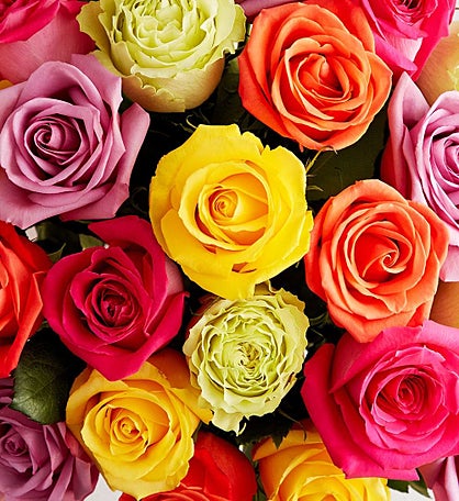 DIY Assorted Rose Flower Box