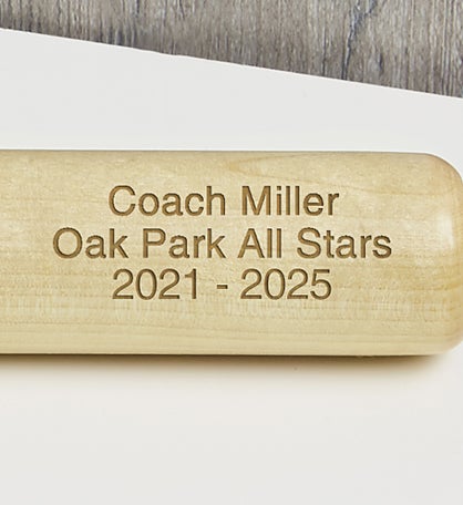 Write Your Own Personalized 18" Mini Baseball Bat