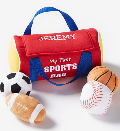 Embroidered My First Mini Sports Bag by Baby Gund®
