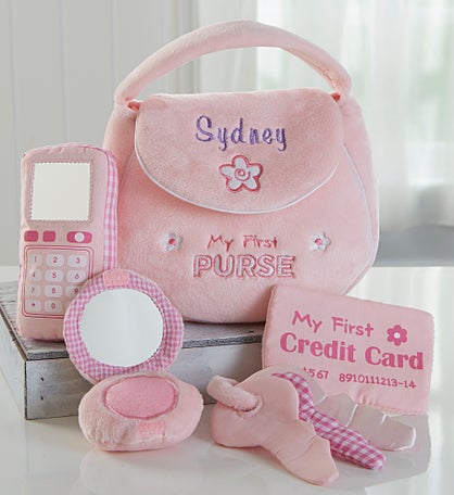 Embroidered My First Mini Purse by Baby Gund®