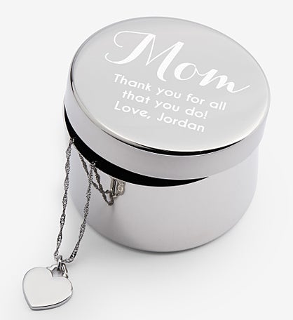 To My Mother Personalized Jewelry Box