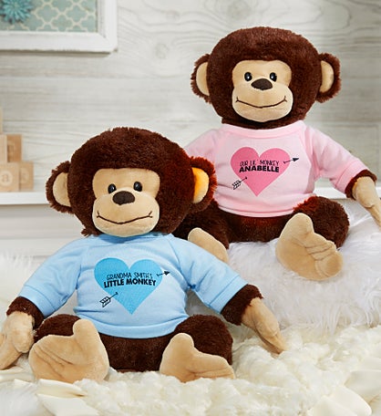 Lil' Monkey Personalized Plush Monkey