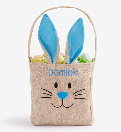 Bunny Face Personalized Easter Treat Bag