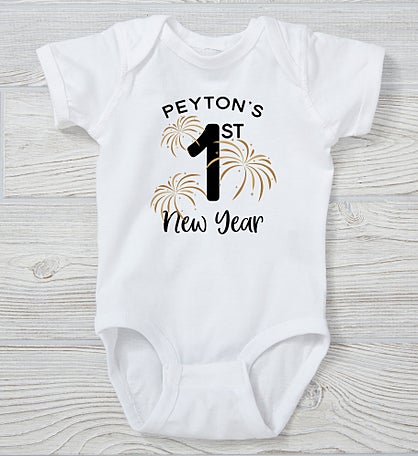 First New Years Personalized Baby Clothing