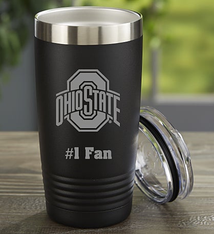 NCAA Ohio State Buckeyes Personalized Stainless Steel Tumbler