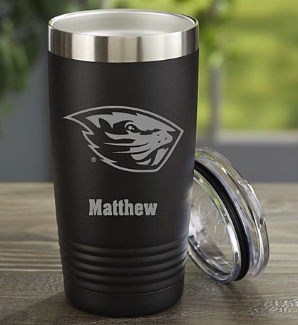 NCAA Oregon State Beavers Personalized Stainless Steel Tumbler