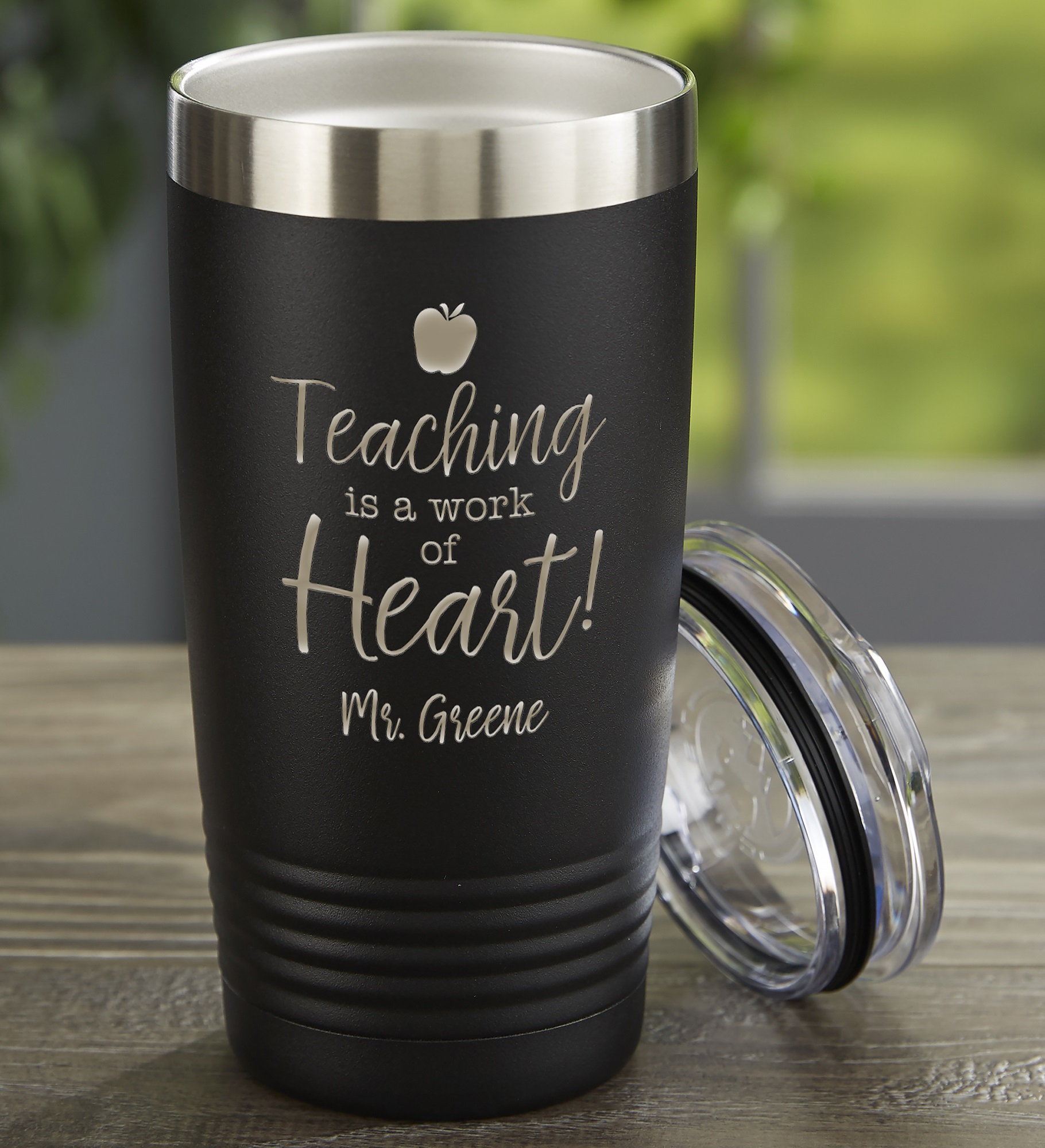 Inspiring Teacher Personalized 20 oz. Vacuum Insulated Stainless Steel Tumblers