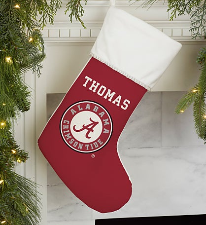 NCAA Alabama Crimson Tide Personalized Christmas Stocking