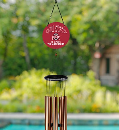 NCAA Ohio State Buckeyes Personalized Wind Chimes