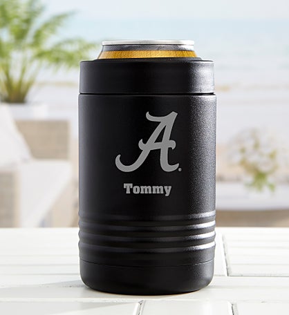 NCAA Alabama Crimson Tide Personalized Stainless Insulated Can Holder