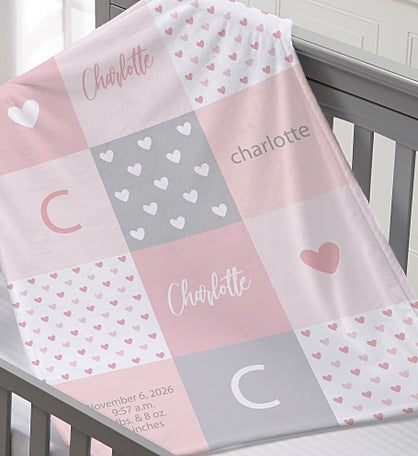 Sweet Baby Personalized Blanket