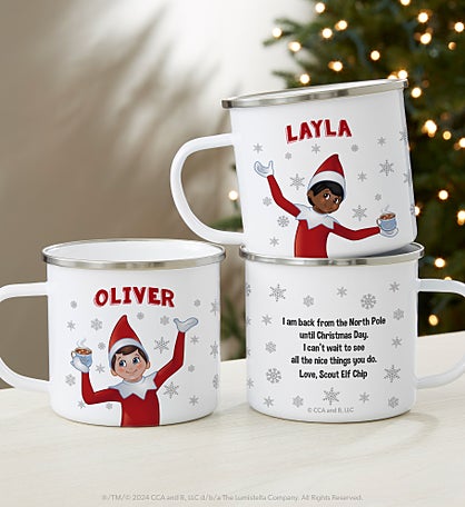 The Elf on the Shelf® Personalized Christmas Camp Mug
