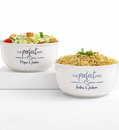 The Perfect Mix Personalized Serving Bowl