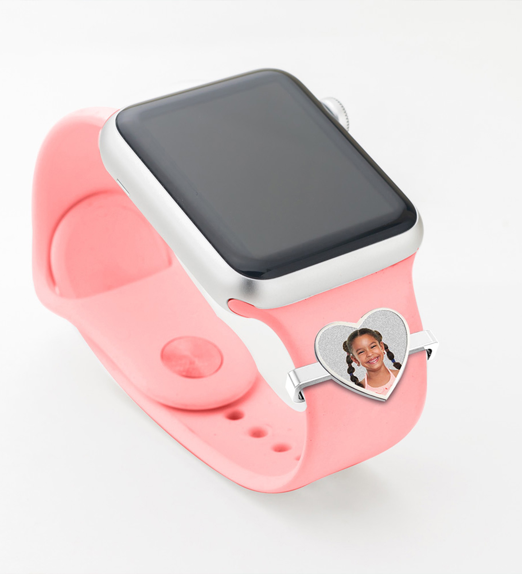 Personalized Smart Watch Photo Heart Charm