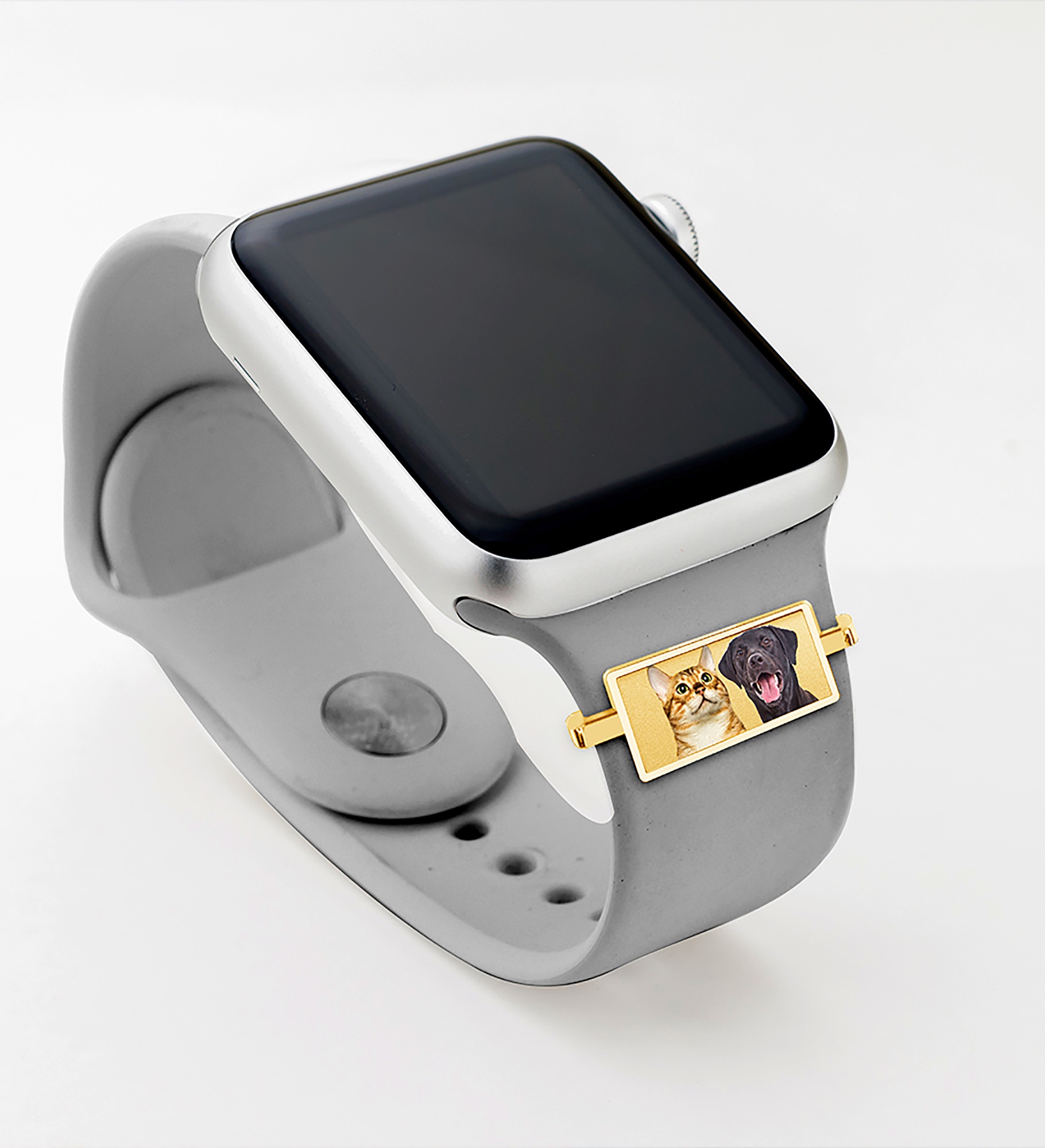 Personalized Smart Watch Photo Rectangle Charm