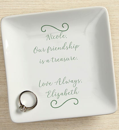 Write Your Own Personalized Ring Dish