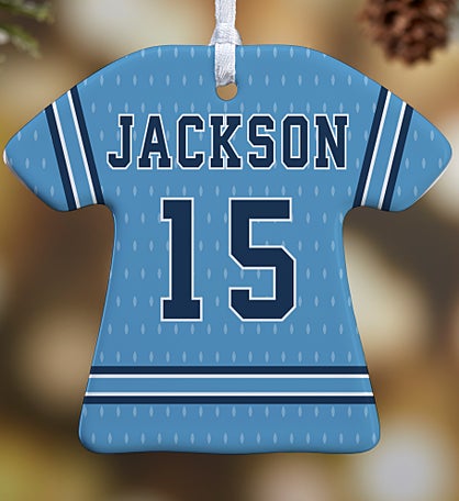 Sports Jersey Personalized T-Shirt Ornament