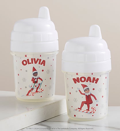 The Elf on the Shelf® Candy Cane Personalized Baby 5oz. Sippy Cup