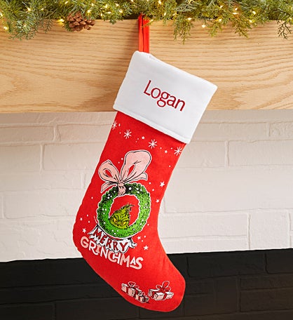 The Grinch Personalized Christmas Stockings