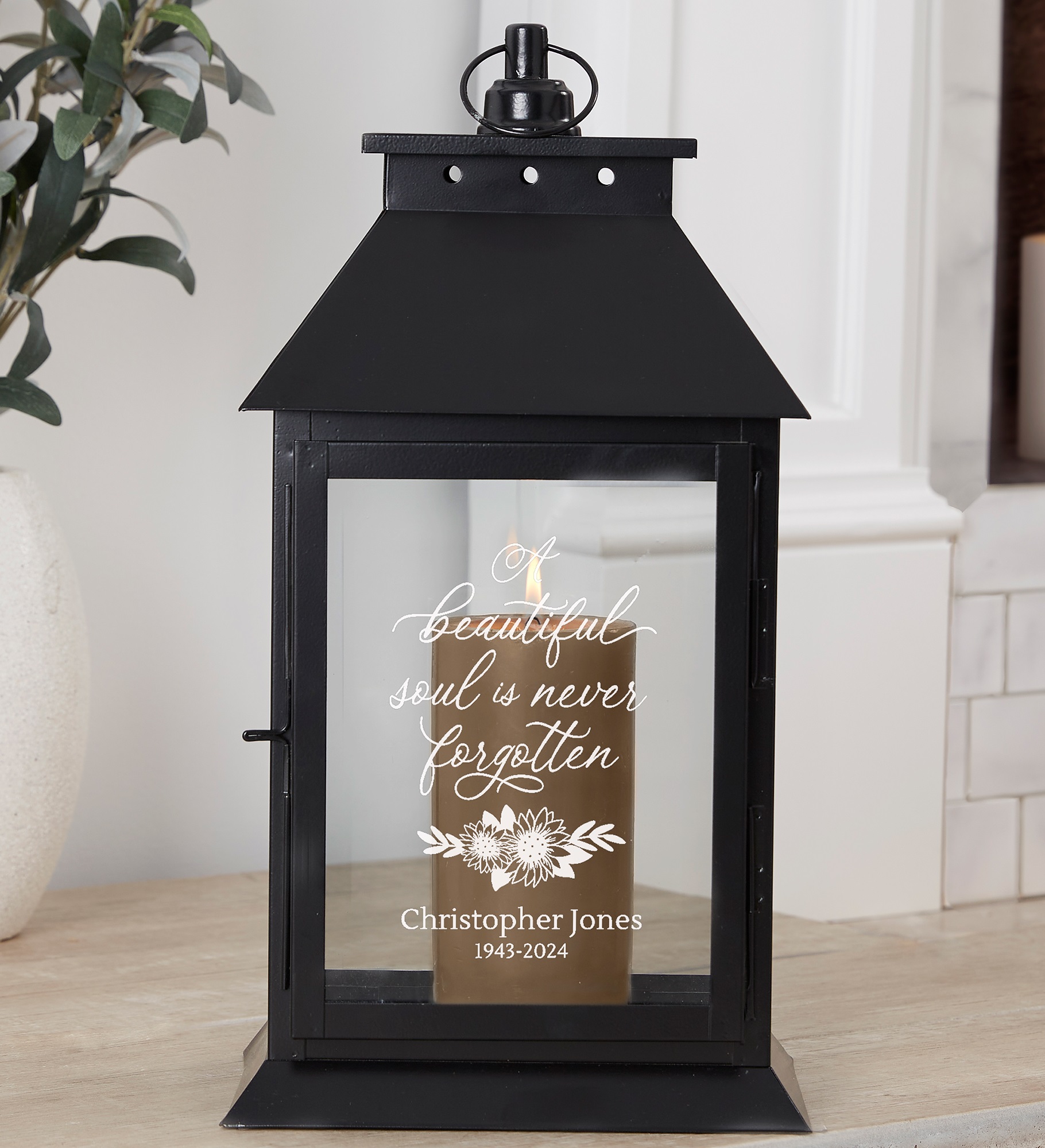 Beautiful Soul Personalized Decorative Candle Lantern