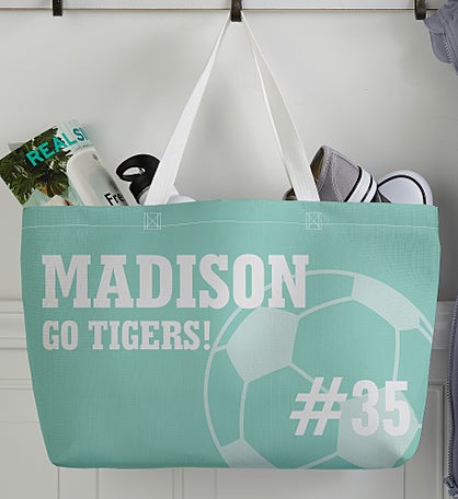 Soccer Personalized Tote Bag
