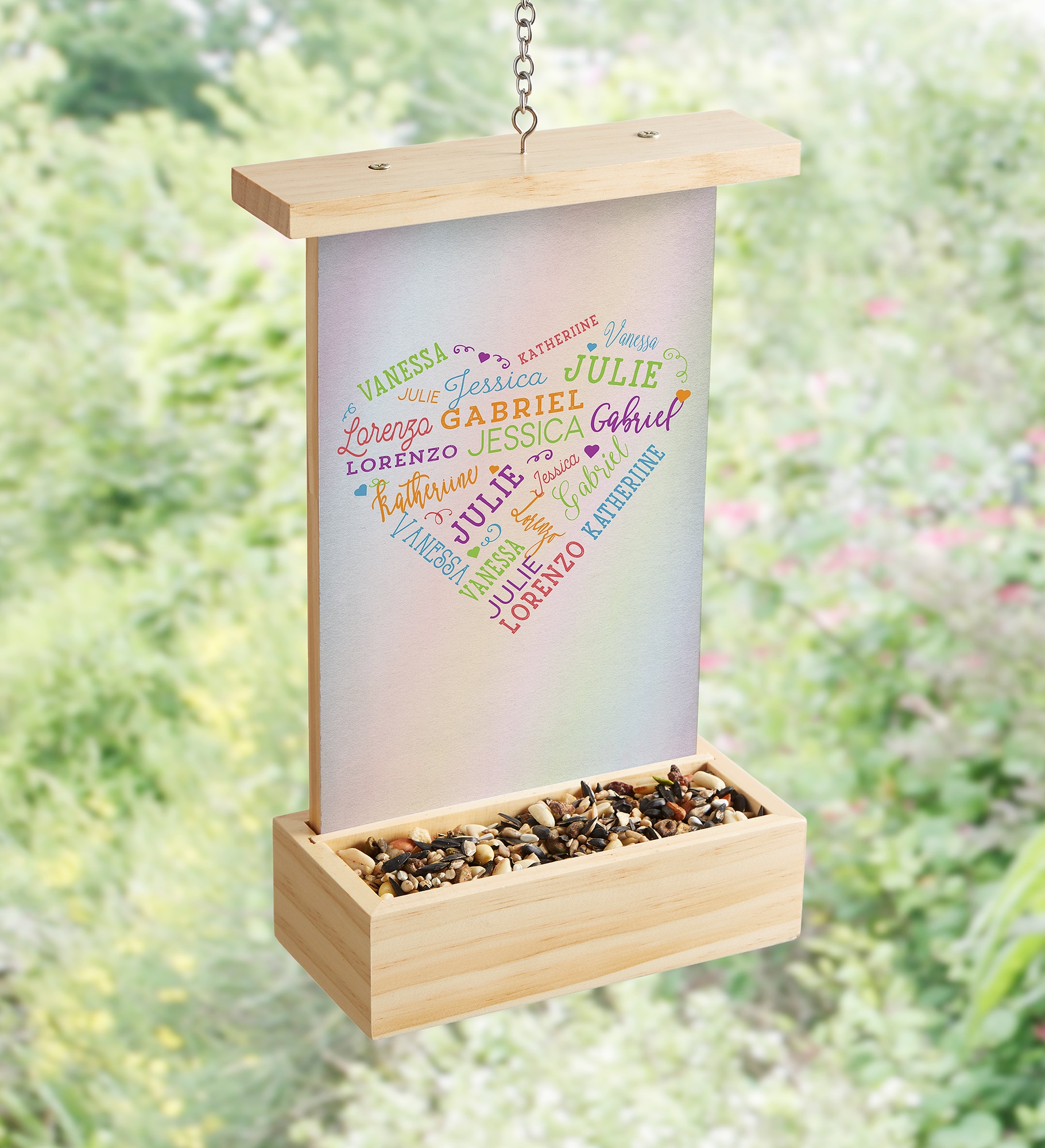 Close to Her Heart Personalized Bird Feeder