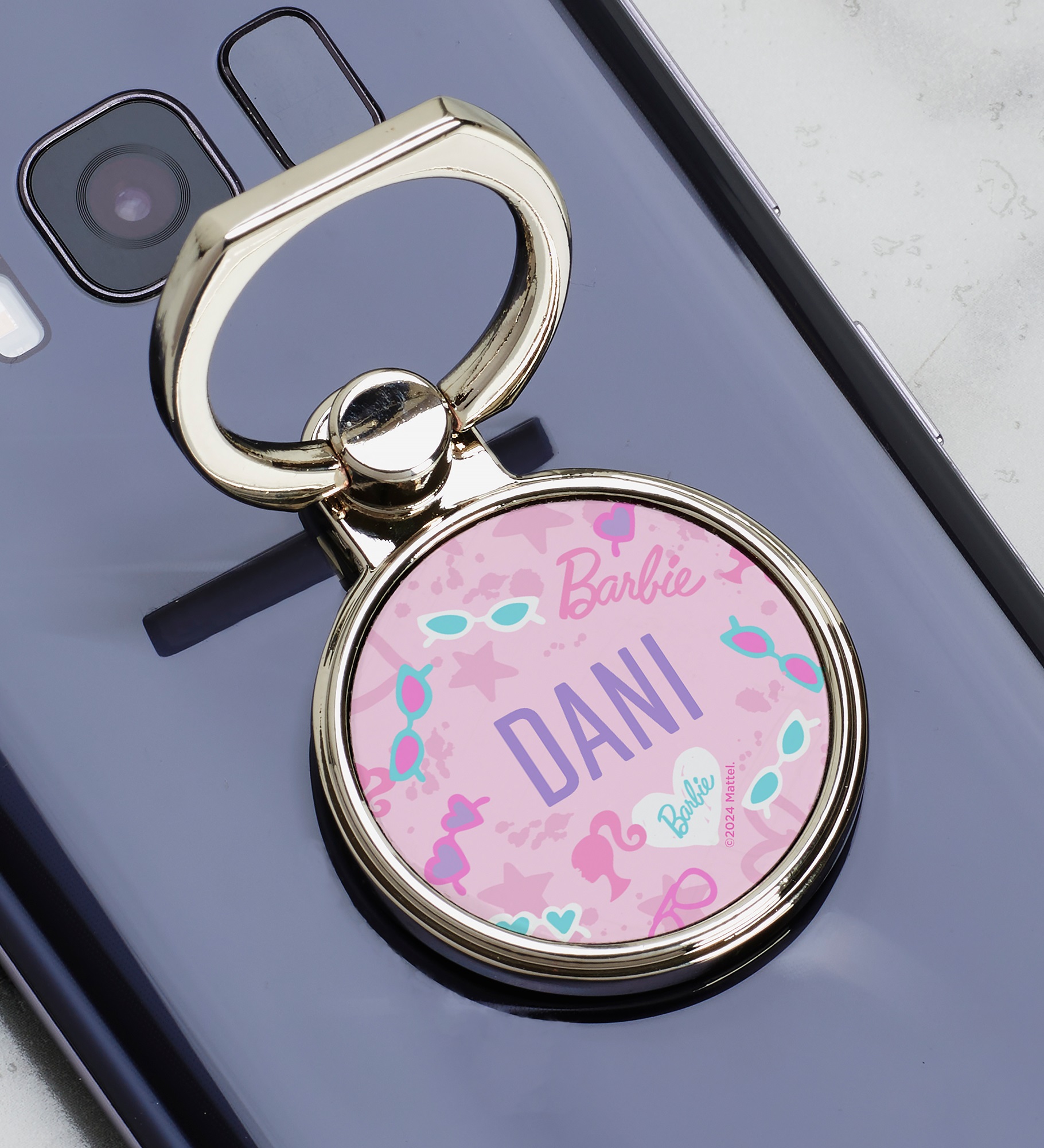Barbie™ Sweet Vibes Personalized Phone Ring Holder
