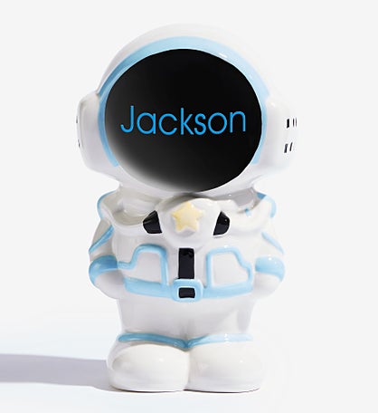 Astronaut Personalized Ceramic Bank