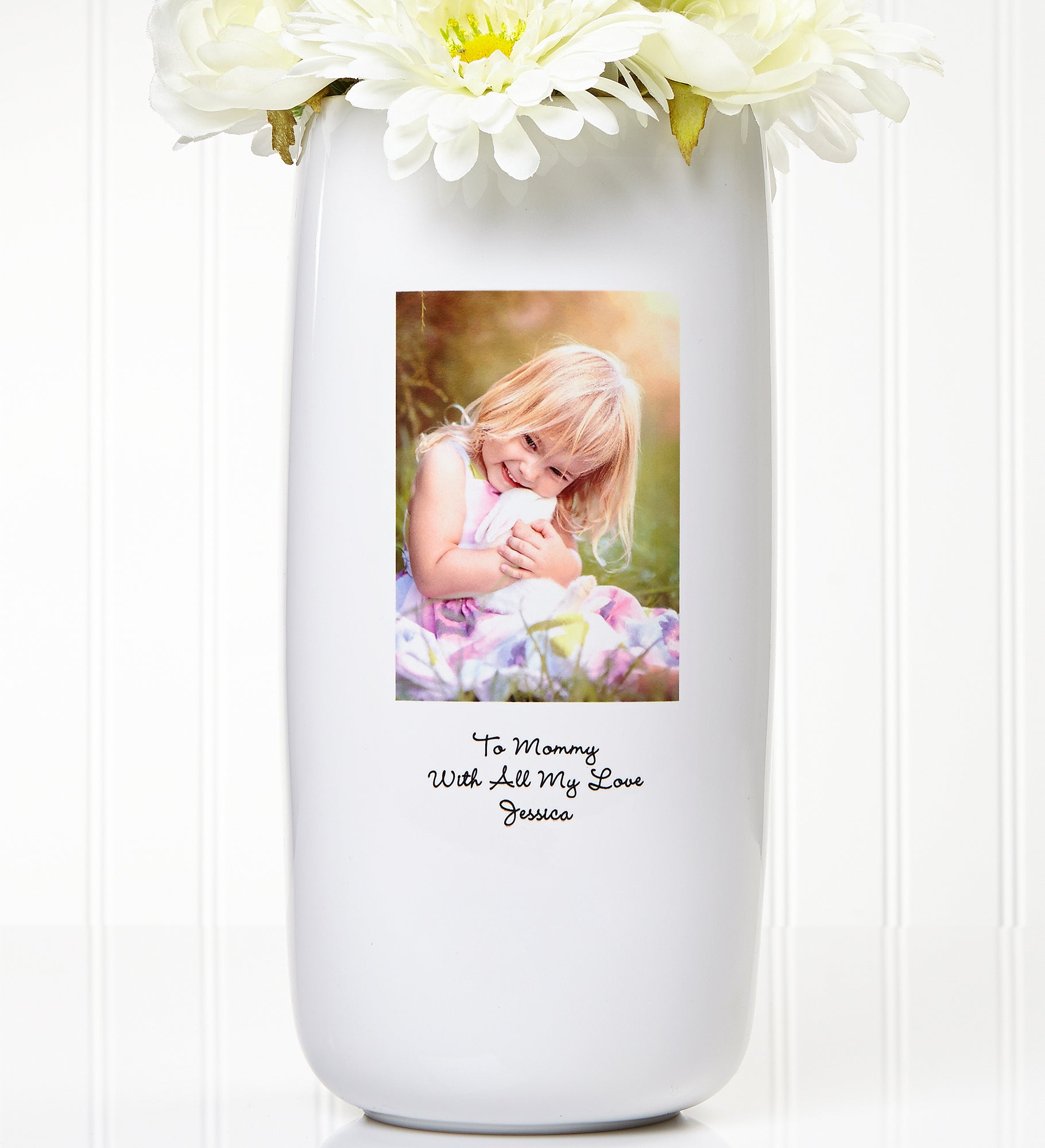 Photo Sentiments Personalized Vase