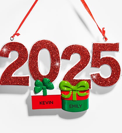 2025 Family Present Personalized Ornament