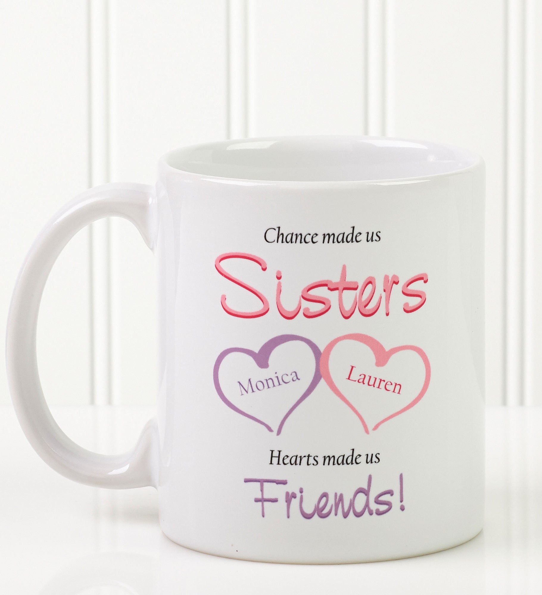 My Sister, My Friend Personalized Coffee Mug