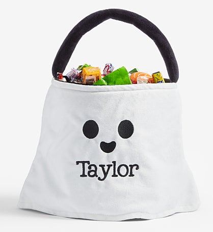 Ghostly Glow Embroidered Glow in the Dark Halloween Treat Bag