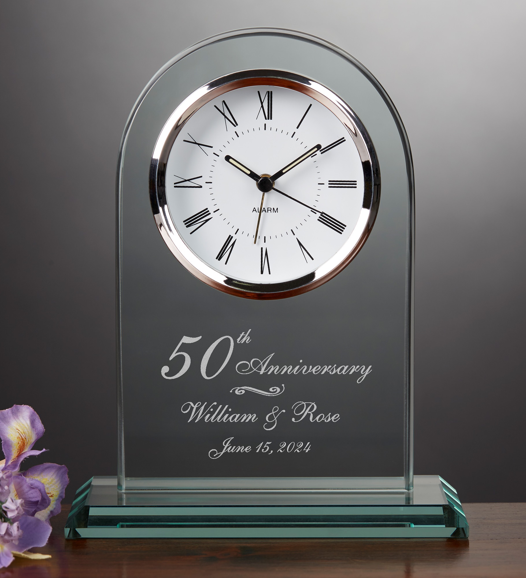 Everlasting Love Anniversary Clock