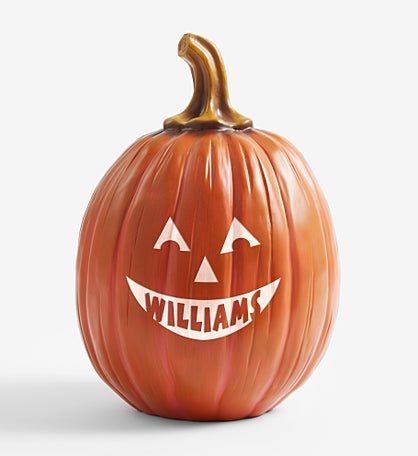 Personalized Jack-o-Lantern Pumpkins